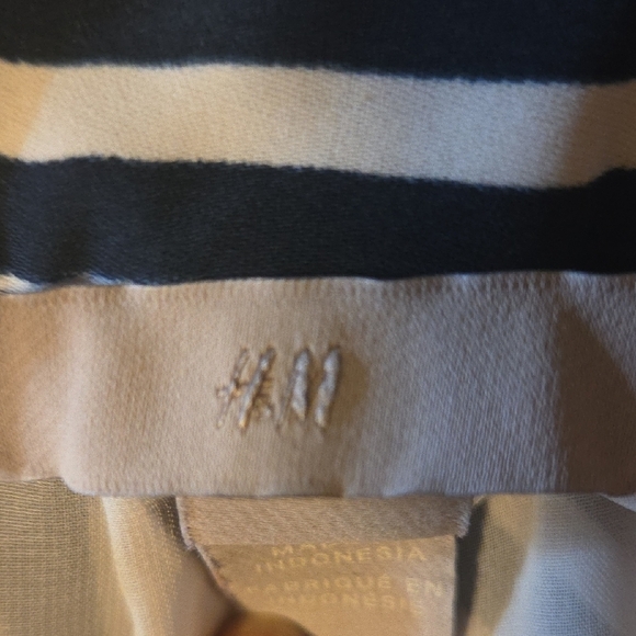 H&M Black and White Striped Mini Dress - Picture 3 of 5